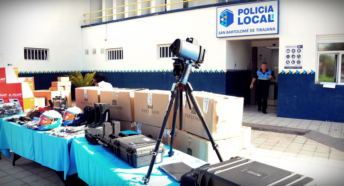 La Policía Local del municipio cuenta un equipamiento