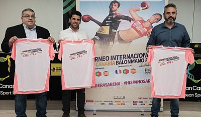  Presentación I Torneo Internacional Gran Canaria de Balonmano Playa 