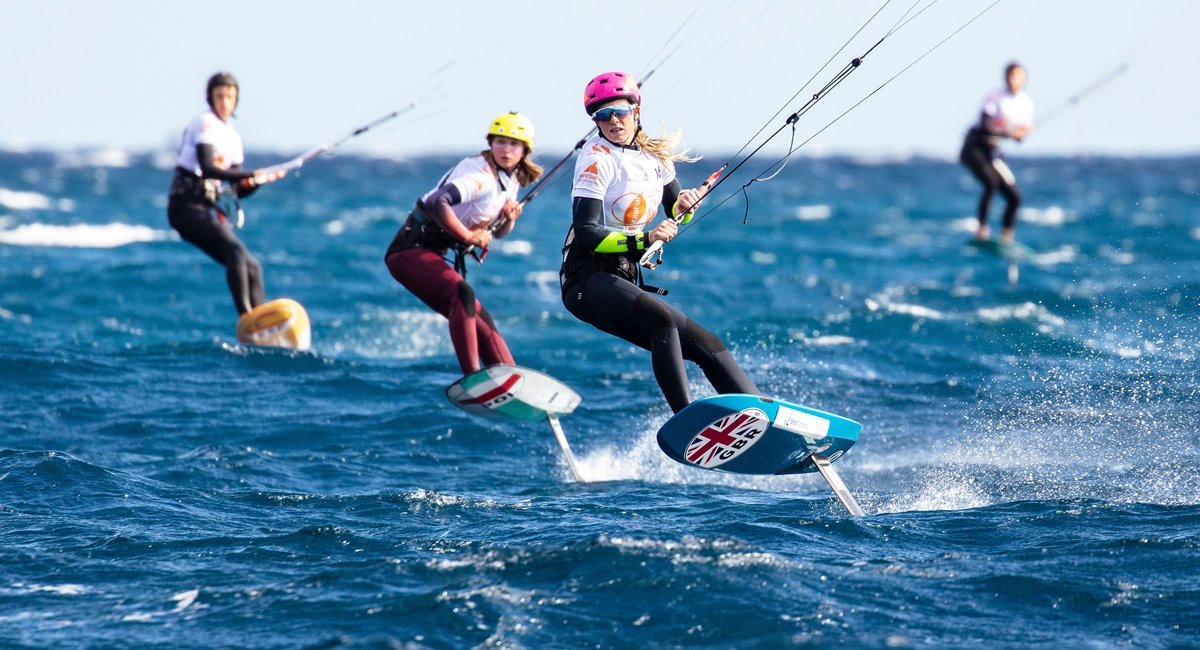 Ellie Aldridge - Gran Bretaña  - Campeonato Europeo de KiteFoil