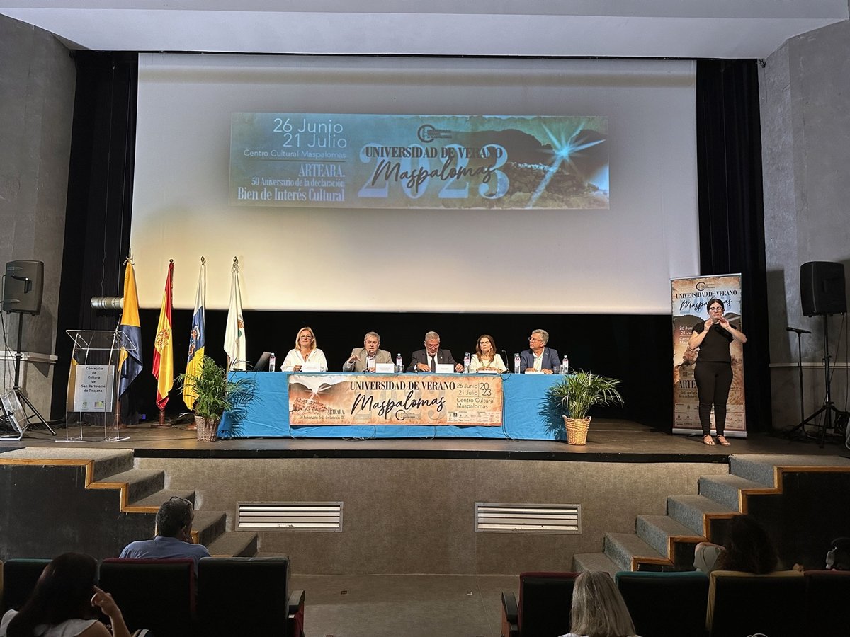  Inauguración Universidad de Verano de Maspalomas 2023 