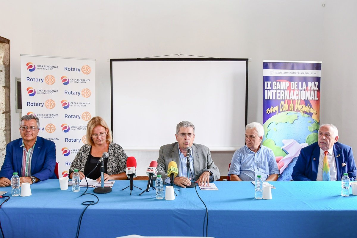 Inauguración IX CAMP Internacional Rotary Maspalomas