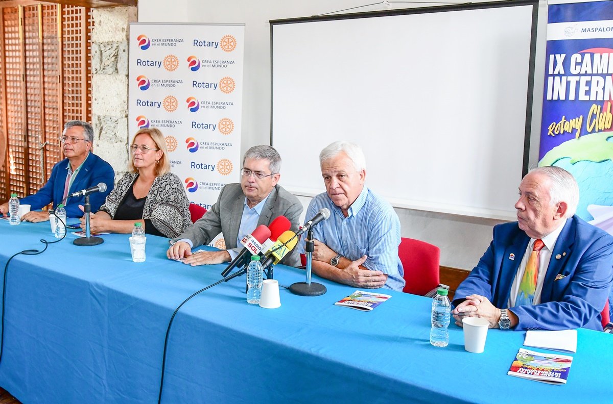 Inauguración IX CAMP Internacional Rotary Maspalomas