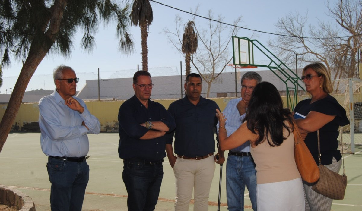 Construcción nuevas aulas Secundaria Tablero
