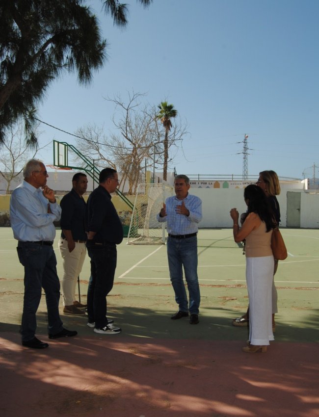 Construcción nuevas aulas Secundaria Tablero