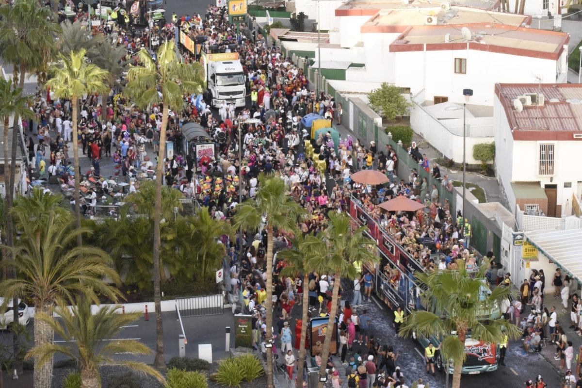 Más 350.000 personas disfrutaron de Gran Cabalgata del Carnaval Internacional de Maspalomas 2024