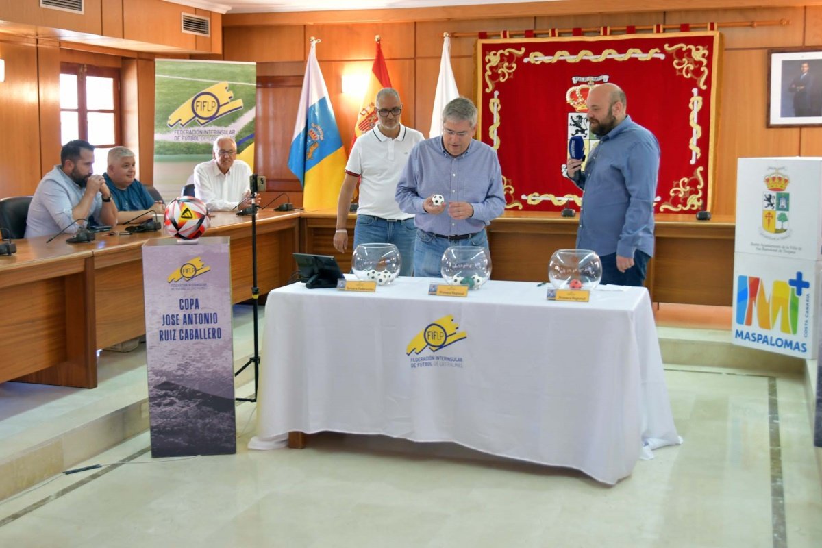 Tunte acoge el sorteo de cuartos de la Copa José Antonio Ruiz Caballero