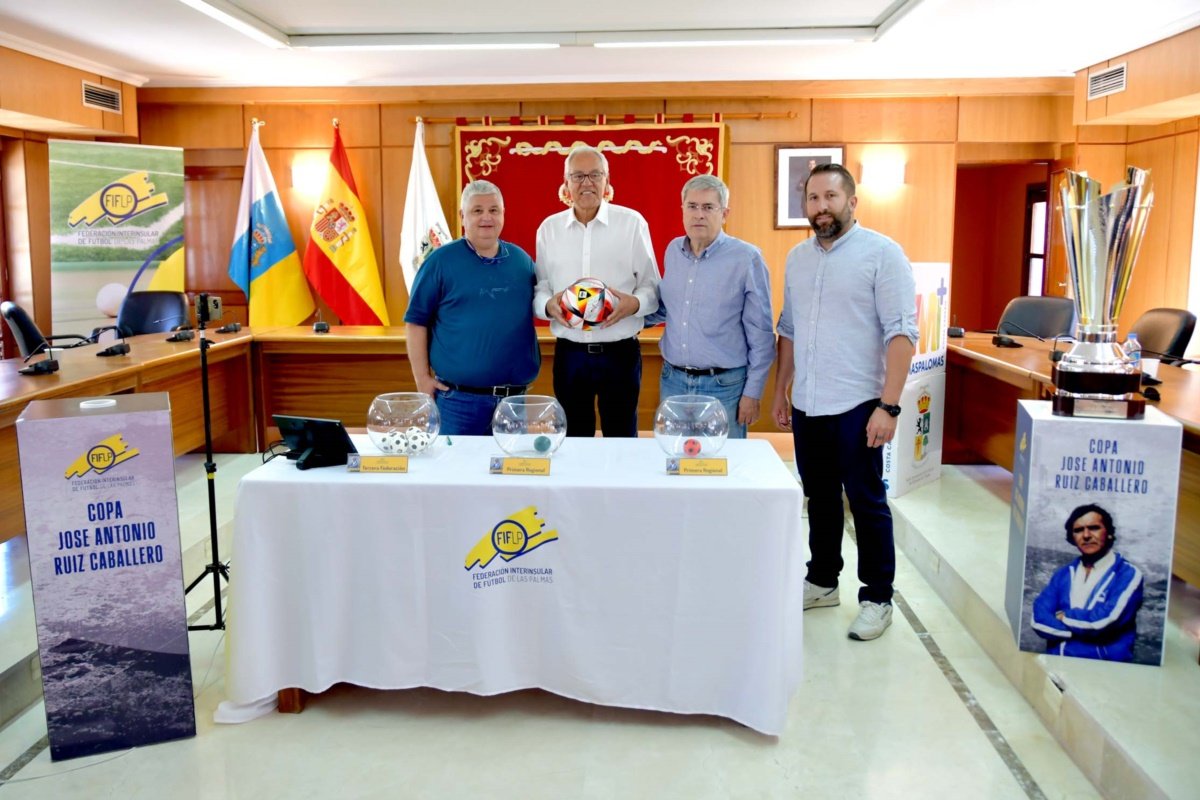 Tunte acoge el sorteo de cuartos de la Copa José Antonio Ruiz Caballero
