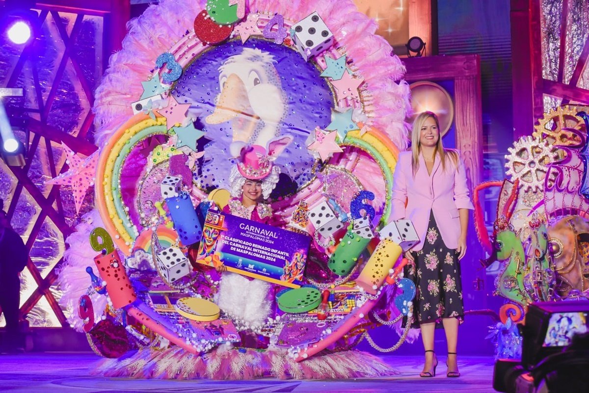 El Carnaval Internacional de Maspalomas 2024 ya tiene Reina Infantil Carmen Atteneri Caraballero