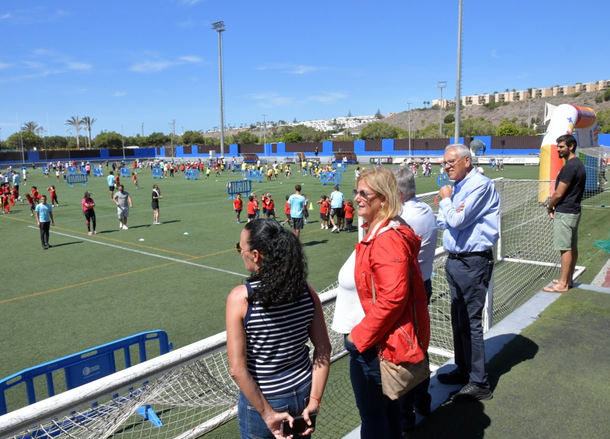 El Ayuntamiento organiza la IIMiniolimpiada Escolar de Juegos Recreativos en Maspalomas
