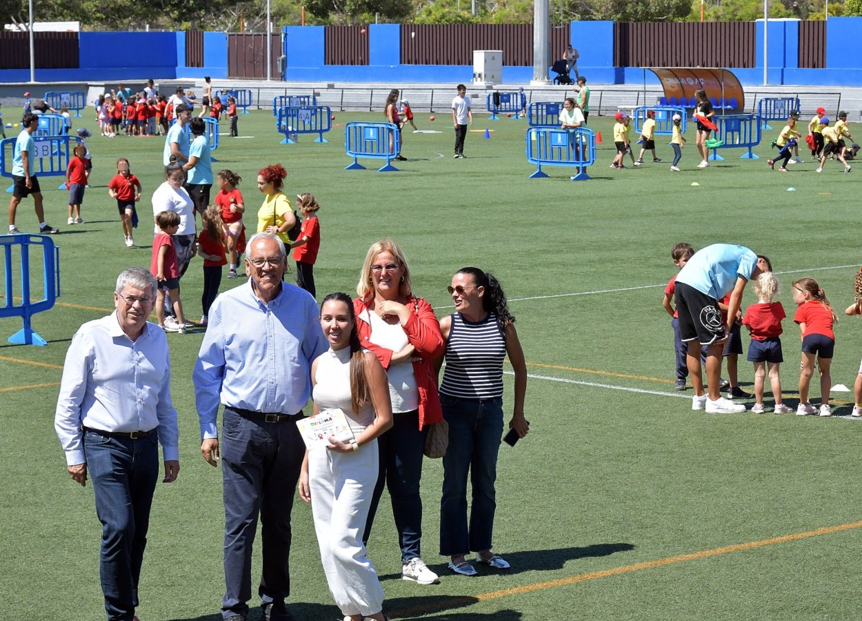 El Ayuntamiento organiza la IIMiniolimpiada Escolar de Juegos Recreativos en Maspalomas