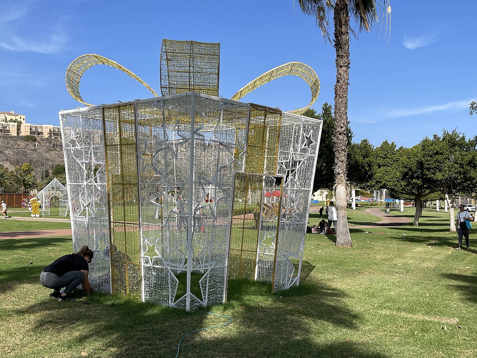 El Parque Urbano del Sur se ilumina  con el espíritu familiar de la Navidad