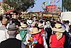 Diez carretas con sus agrupaciones folcl&oacute;ricas ambientan la romer&iacute;a y ofrenda en honor a San Fernando