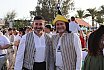 Diez carretas con sus agrupaciones folcl&oacute;ricas ambientan la romer&iacute;a y ofrenda en honor a San Fernando