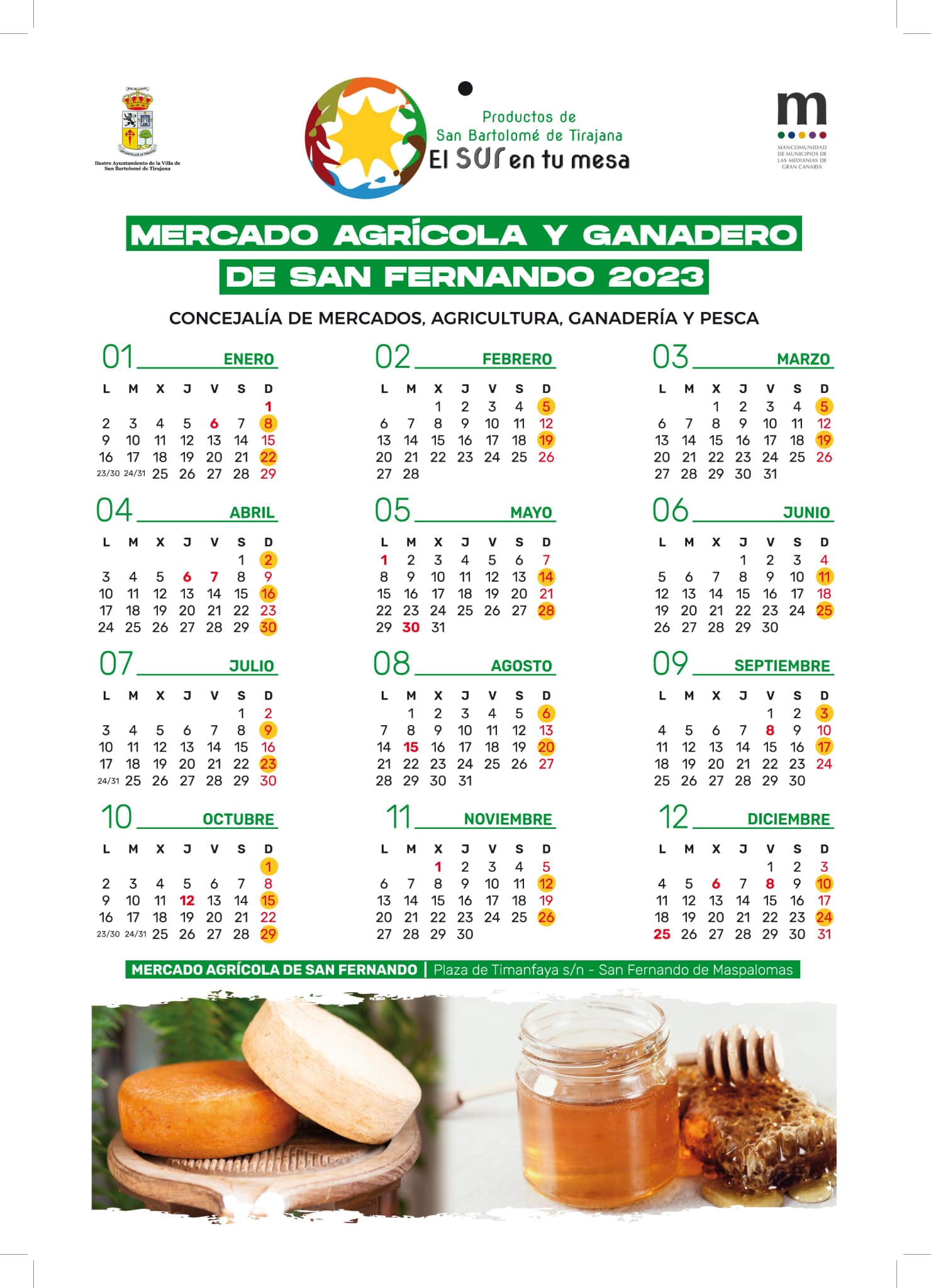 2022 COM AGR MercadoAgricola Calendario