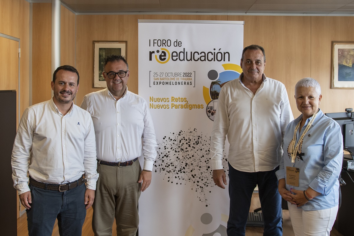 Clari Martel, Blas Trujillo, Conrado Domínguez y Rafael Henríquez