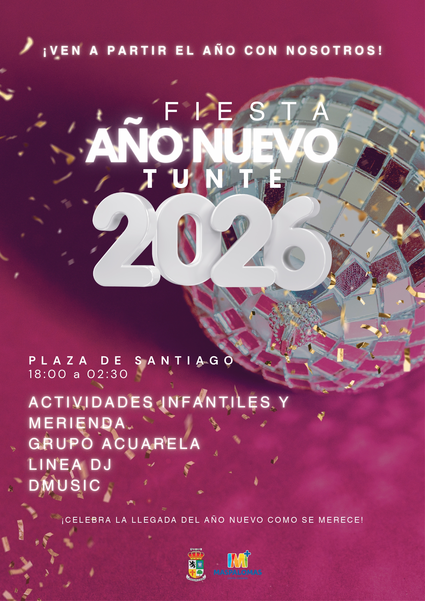 20251223 FyE CARTEL FIESTA DE FIN DE AÑO TUNTE 25