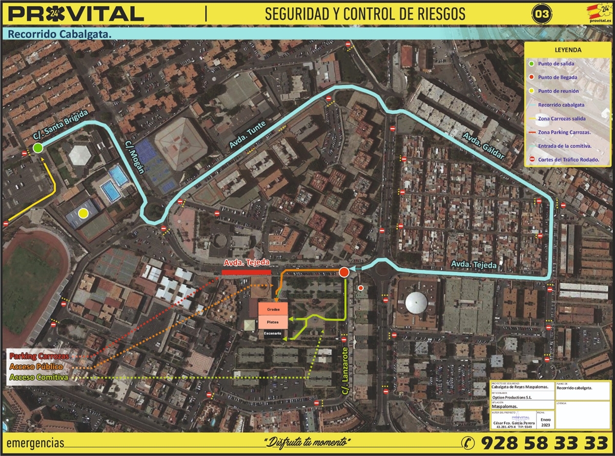 2023 EYF NAV CabalgataReyes Recorrido