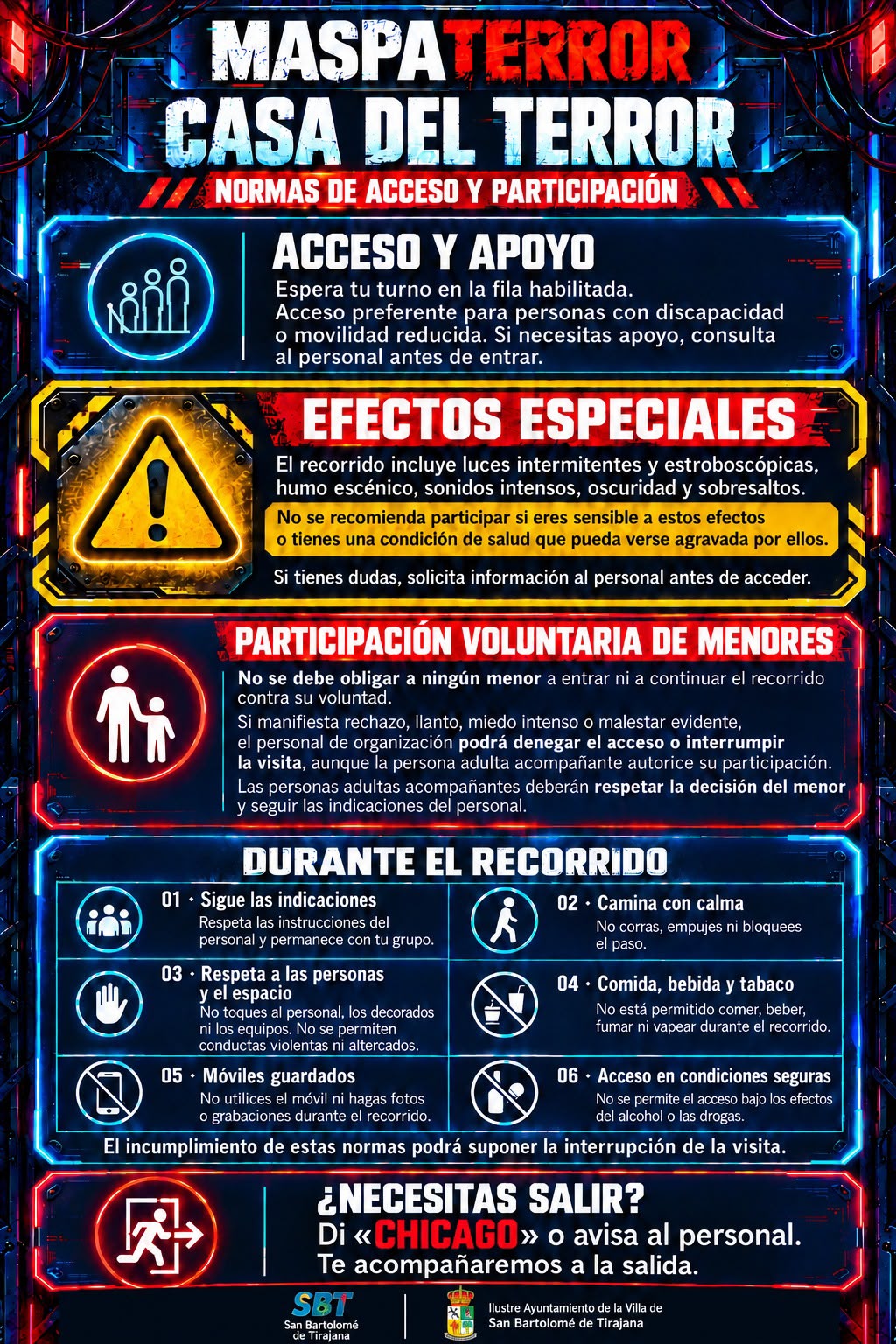 20261019 JU Maspaterror EfectosEspeciales NormasAcceso