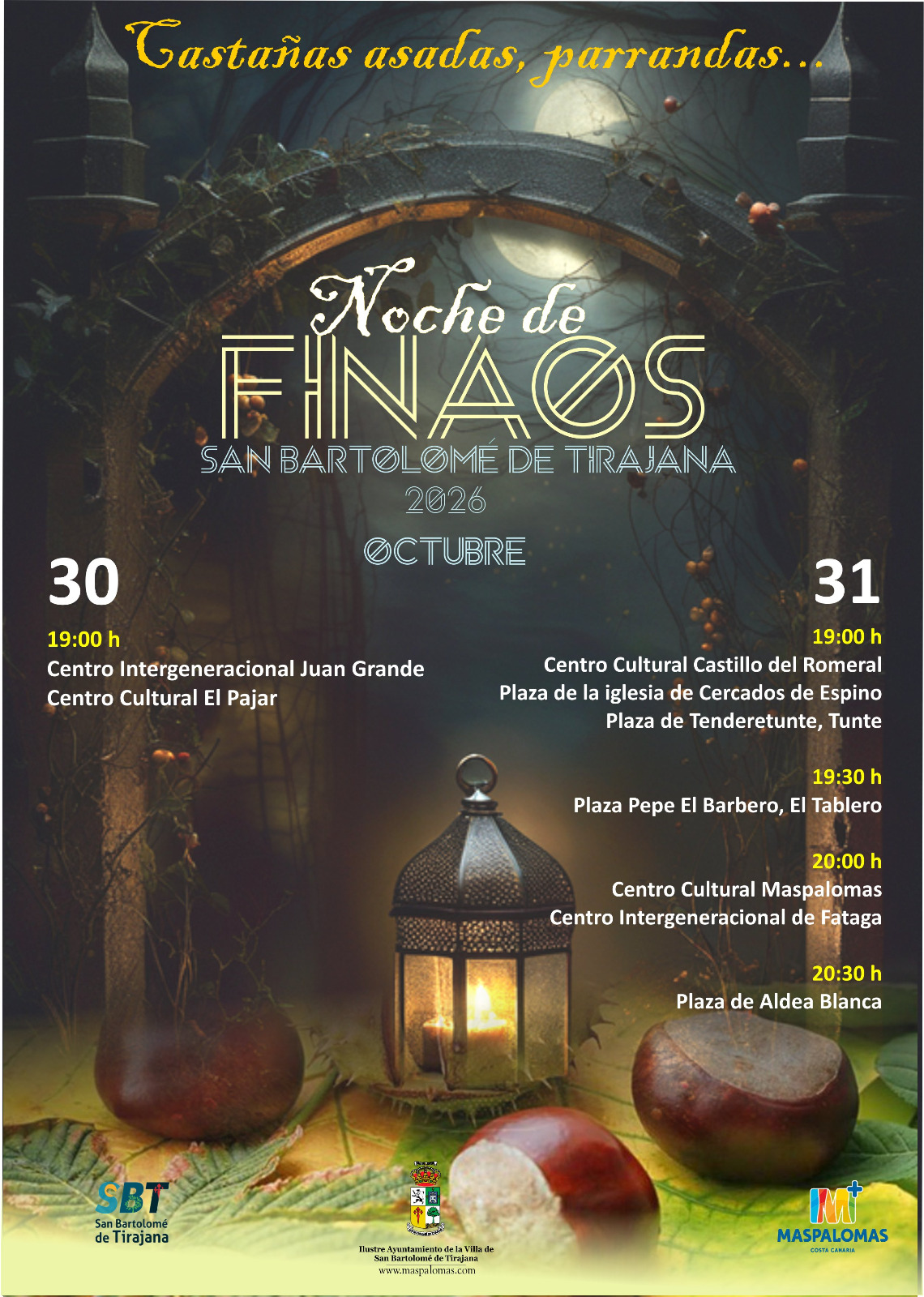 20261019 JU Maspaterror Noche de Finaos Centros Culturales