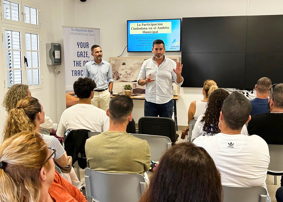 20250701 PC Marichal y Cardoso durante unas jornadas de Participación Ciudana
