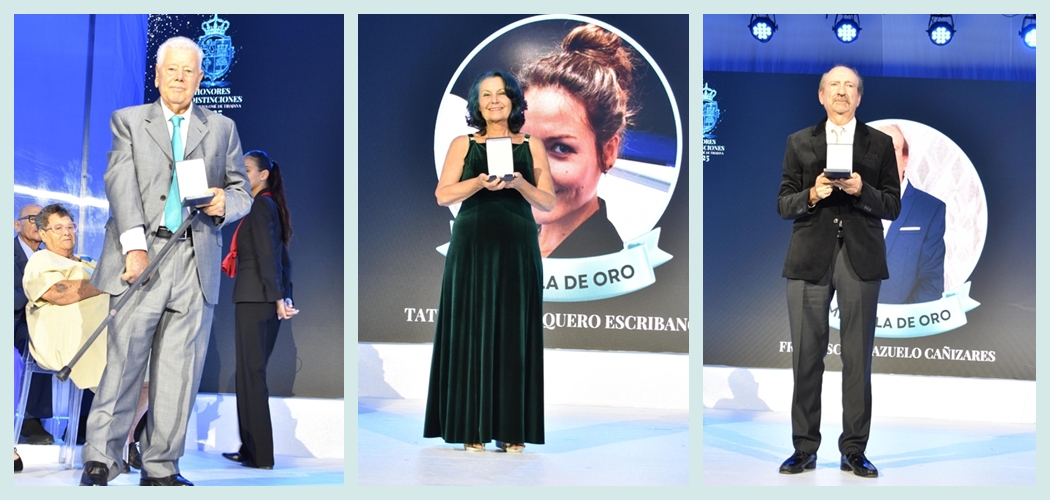 20251011 PRE Honores Distinciones 2025 AngelMarrero TatianaVaquero FranciscoBrazuelo