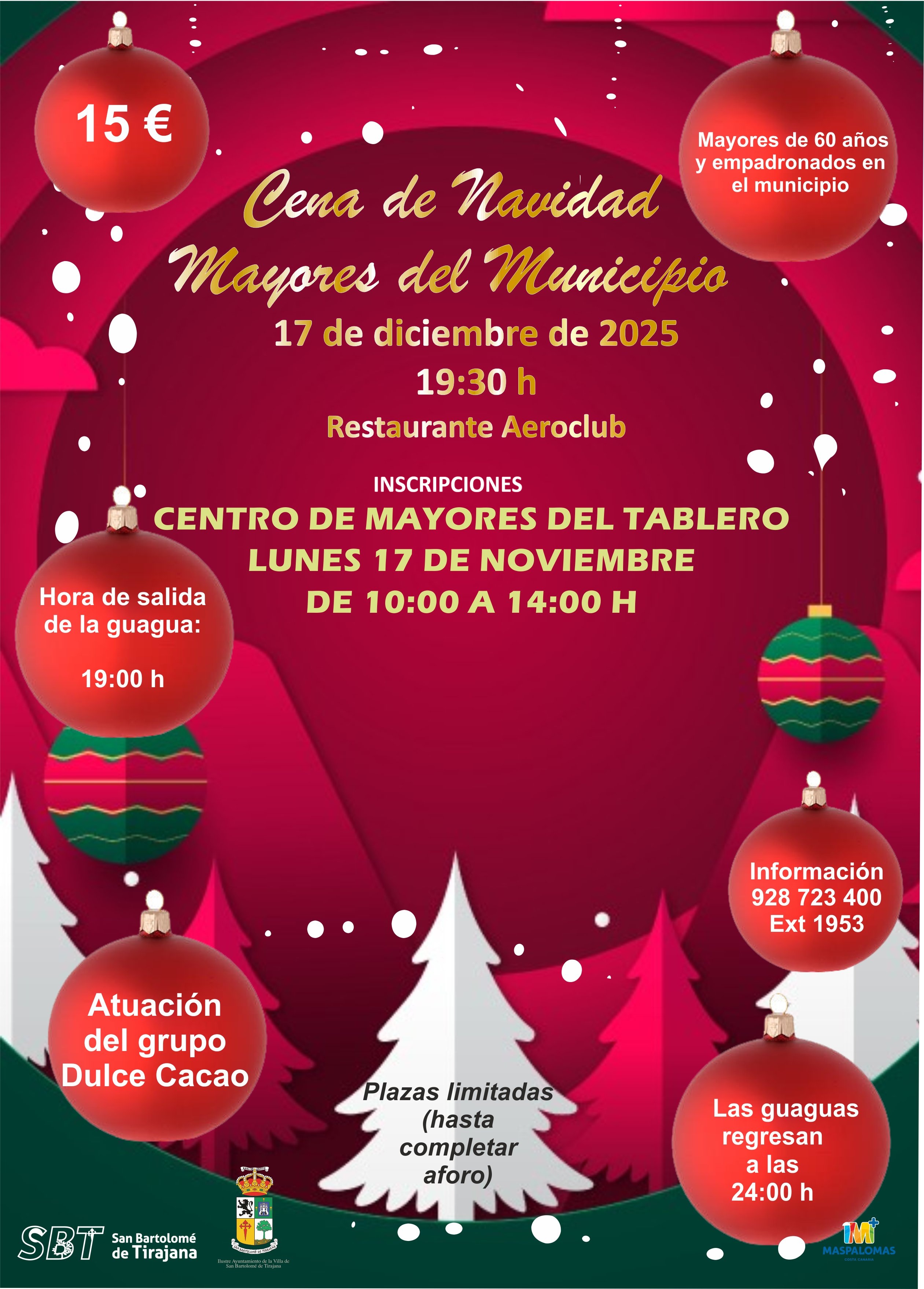 El Tablero - Cena de Navidad Mayores del Municipio