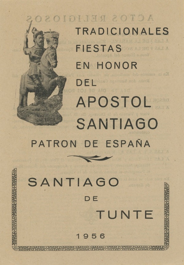 1956 - Programa Fiestas Santiago