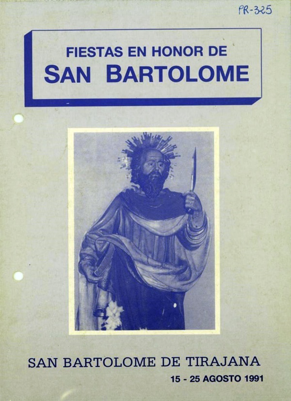 1991 - Programa Fiestas San Bartolomé