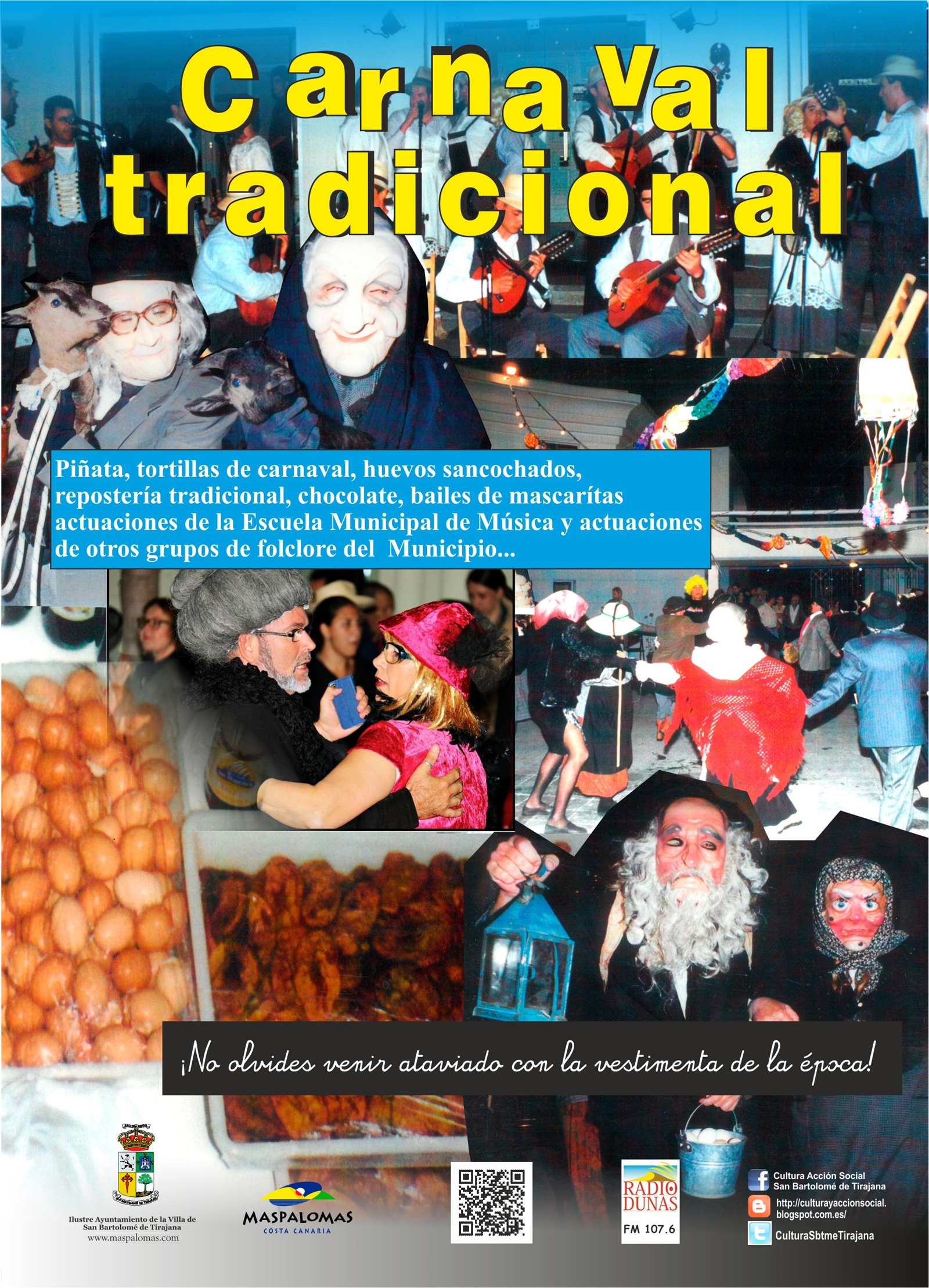 Cartel del Carnaval Tradicional de Maspalomas
