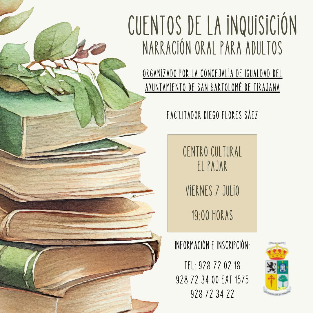 Cuentos de la Inquisición - Narración Oral para Adultos - Centro de Igualdad San Fernando